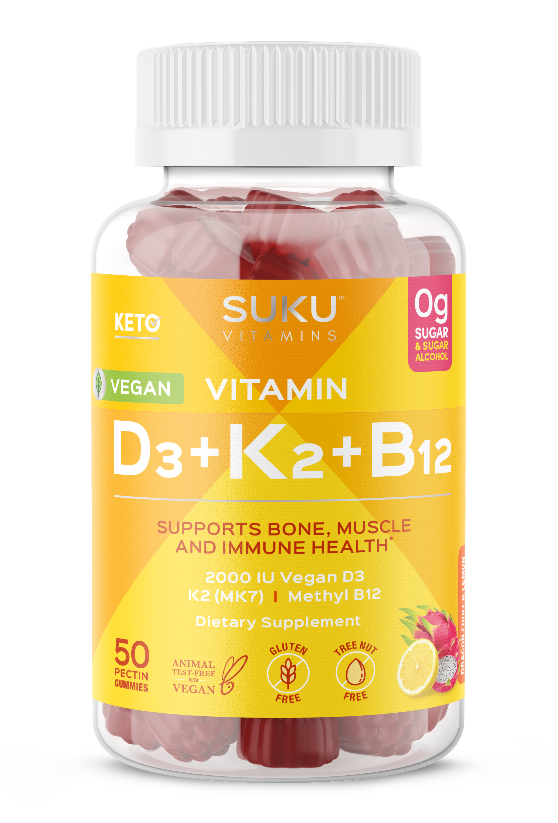 Vitamin D3 + K2 + B12 - US