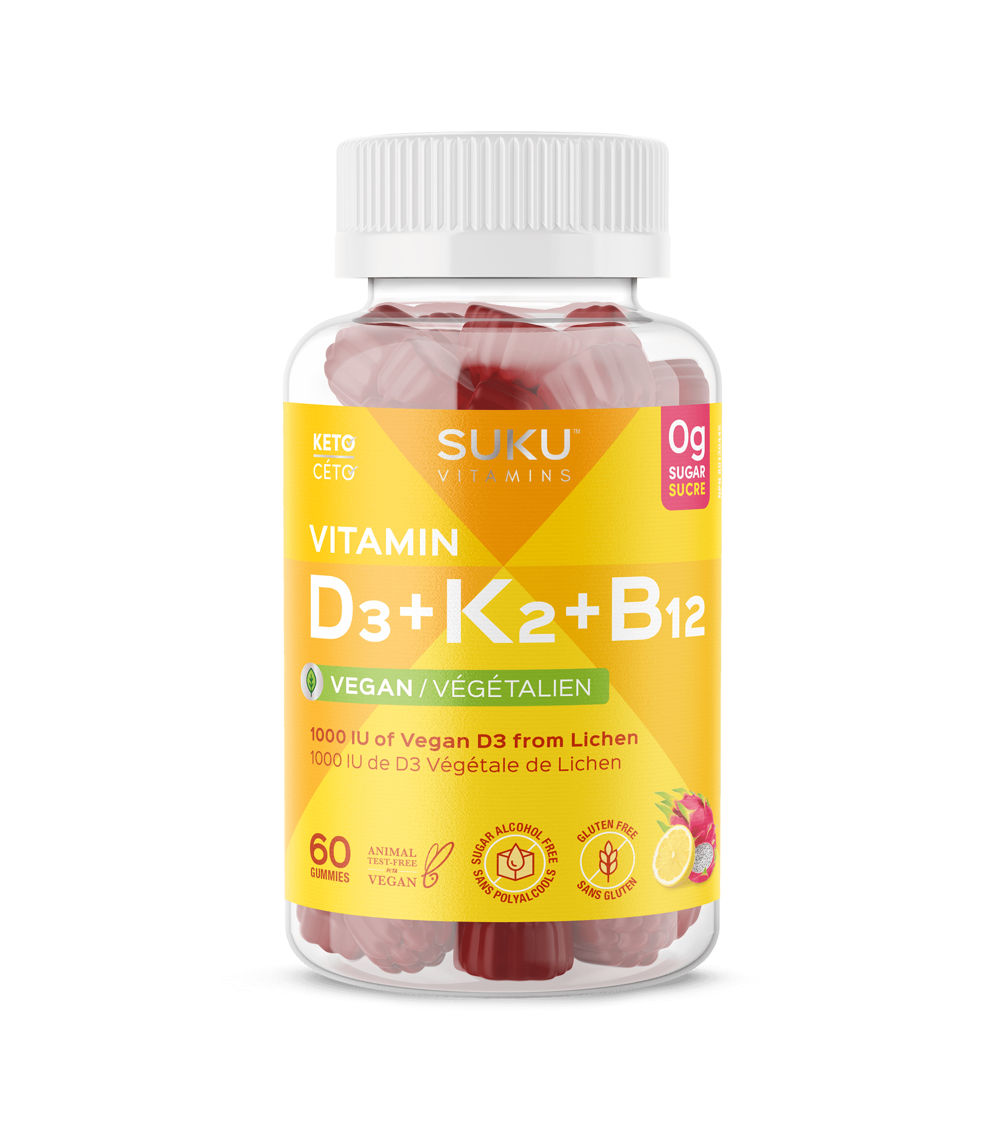 SUKU D3 vitamin bottle